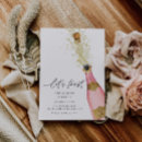 Search for champagne bottle invitations Cheers