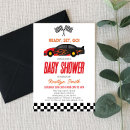 Search for racing baby shower invitations Race car