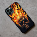 Search for skull and flames iphone cases Evil grimreaper horror skeletons
