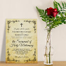 Search for christian cross wedding invitations Nuptial mass