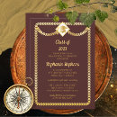 Search for maroon and gold graduation invitations University