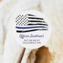 Search for retired cops stickers Thin blue line
