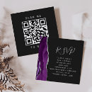 Search for purple black silver invitations Elegant