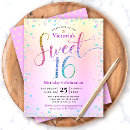 Search for ombre sweet 16 invitations Modern sweet sixteen