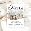 Search for winter woodland baby shower invitations Modern