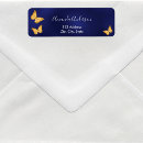 Search for golden return address labels Bridal shower