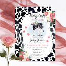 Search for cow baby girl shower invitations It's a girl