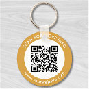Search for gold business key rings Scan me