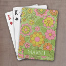 Search for floral playing cards Girly
