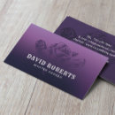 Search for purple business cards Hair