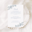 Search for floral enclosure cards Blue