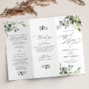 Search for wedding programs Order of service