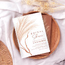 Search for pampas grass bridal shower invitations Minimalist