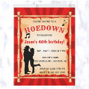 Search for country western hoedown invitations Line dancing