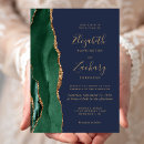 Search for navy and green wedding invitations Modern