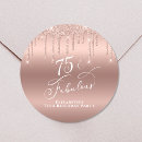 Search for monogram birthday stickers Elegant