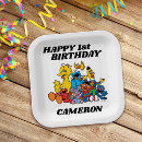 Search for elmo birthday plates Kids birthday tableware