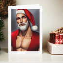 Search for male christmas cards Santa claus