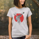 Search for deer head tshirts Forest