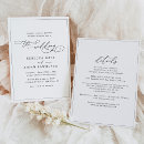 Search for black and white invitations Elegant
