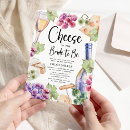 Search for wine and cheese bridal shower invitations Elegant