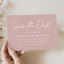 Search for dusty rose wedding save the dates Minimalist