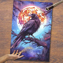 Search for halloween tree tissue paper Raven