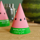Search for watermelon paper party hats First birthday