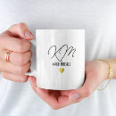 Search for heart monogram mugs Stylish