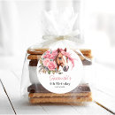 Search for western birthday party stickers Cowgirl