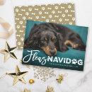 Search for funny spanish seasonal cards Fleas navidog