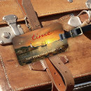 Search for vintage luggage tags Ocean