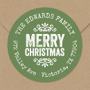 Search for green address stickers Rustic