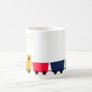Search for blue train mugs Colourful
