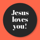Search for christian messages stickers Jesus loves you