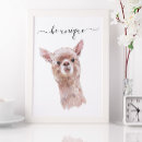 Search for llama nursery art Alpaca
