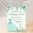 Search for enchanted quinceanera invitations Green