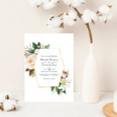 Search for white lily wedding invitations Rustic