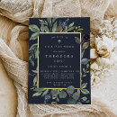 Search for greenery christening invitations Sage green