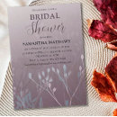 Search for plum bridal shower invitations Dark purple