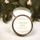 Search for art deco wedding stickers Thank you