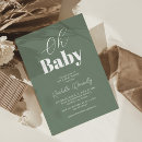Search for contemporary baby shower invitations Minimal