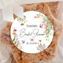 Search for spring bridal shower stickers Floral illustration