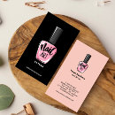 Search for nail polish bottle business cards Blush pink