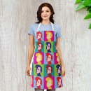 Search for women art aprons People