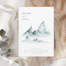 Search for simple mountain wedding invitations Adventure