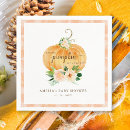 Search for fall floral napkins A little pumpkin