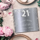 Search for winter wonderland guest books Silver