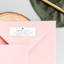 Search for glossy return address labels Elegant