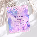 Search for purple birthday invitations Pink